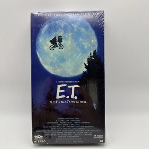 E.T. The Extra-Terrestrial VHS 1988 MCA Factory Sealed Green Flap New Sealed - Picture 1 of 4
