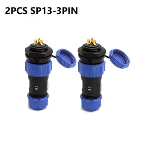 Jeu complet de deux connecteurs SP13 conçus pour des conditions environnementales difficiles - Photo 1/11