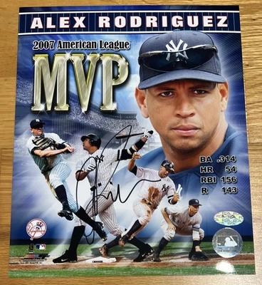 Alex Rodriguez Auto Autograph Signed 8x10 Photo PSA COA Rare - Image 1 of 2