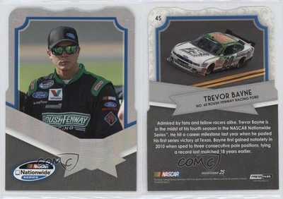 2012 Press Pass Fanfare NASCAR Nationwide Series Holo Die-Cut Trevor Bayne #45 - Image 1 of 2