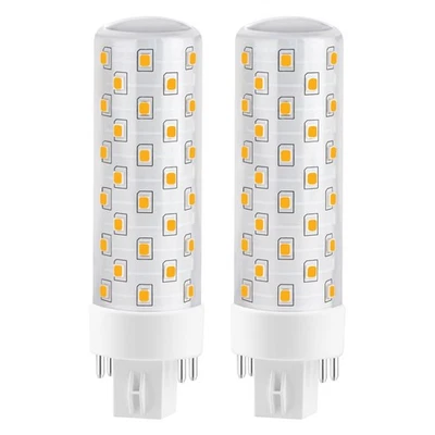 GX24Q LED Bulbs, 3000K Warm White, 4-Pin Base CFL Light Bulb Replacement for ... - Image 1 of 4