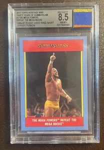 Hulk Hogan 2017 Topps WWE 30 Years Of Summerslam Mega Powers #2 1989 Ring Skirt - Picture 1 of 2
