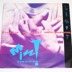 MINT CONDITION Breakin' My Heart 7" UK AM PM A&M 45 1992 92 RnB Swing - Picture 1 of 3