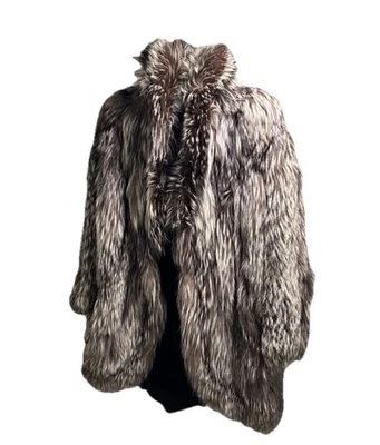 Abrigo de zorro gris Vano Gustavo Foto 1 de 4