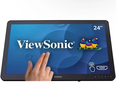 24" ViewSonic 1080p Multi TouchScreen Monitor HDMI 1920x1080 TD2430 - NEW - Image 1 of 4
