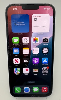 Apple iPhone 13 Pro Max - 128 GB - Sierra Blue (Unlocked) - Bad Display (Read) - Image 1 of 4