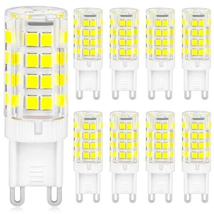 8 Pezzi G9 Lampadine LED, Bianco Freddo 5W 6000K 500LM Equivalente 40W Lampada A - Foto 1 di 8