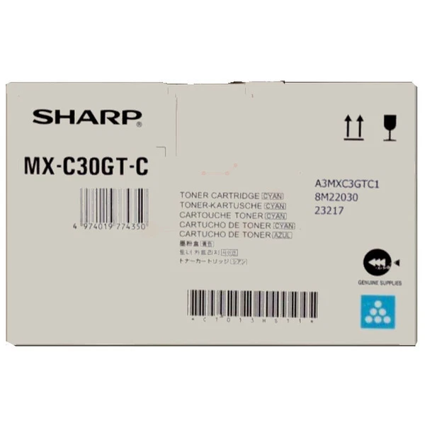 MX-C30GT-C / SHARP Toner Cyan - Bild 1 von 1