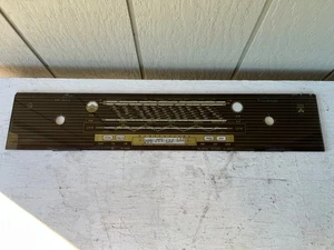 Grundig Short Wave  Radio Glass Faceplate Vintage 1950S - Picture 1 of 2
