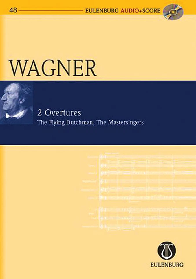 Study Score for Wagner 2 Overtures WWV 63/WWV 96 Orchestra Sheet Music Book & CD - Image 1 of 1