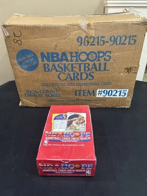 1990-91 NBA Hoops Serie 2 Caja 36 Paquetes Estuche Sellado de Fábrica Fresco Michael Jordan Foto 1 de 4