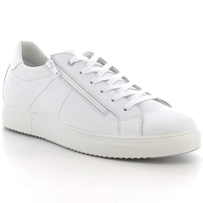 Alpine Swiss Dante Mens Leather Sneakers Made in Italy Low Top Minimalist Shoes - Image 1 of 4
