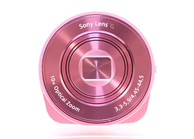 Sony Cyber-shot DSC-QX10 Lens Style Digital Camera Pink 18.2MP Used From Japan - Image 1 of 4