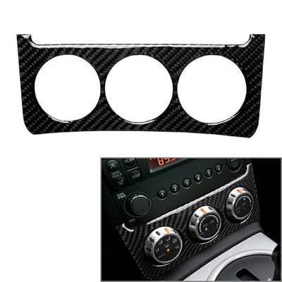 Carbon Fiber Central Console Dashboard Knob Cover Trim For Nissan 350z 2003-2009 Foto 1 de 4