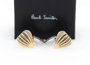 NEW PAUL SMITH CUFFLINKS - LUXURY GOLD 'HEART' CUFFLINKS - RRP £170 - Picture 1 of 7