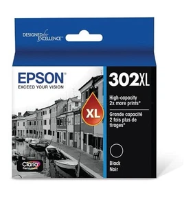 EPSON 302 Claria Premium Ink High Capacity (T302XL020-S) Works with Expression - Picture 1 of 7