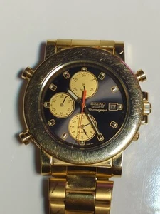 Seiko 7T32-7A89 Men's Vintage Chronograph 2001 Quartz - Picture 1 of 11