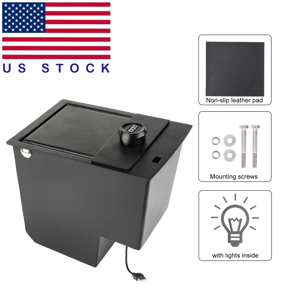 Center Console Storage Box Gun Safe Box 00016-86184 For 2010-2024 Toyota 4Runner - Image 1 of 4