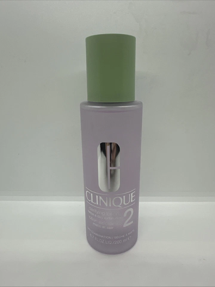 Clinique Loción Clarificante 2 Piel Seca Combinada 6.7oz Exfoliante Piel Brillante Foto 1 de 1