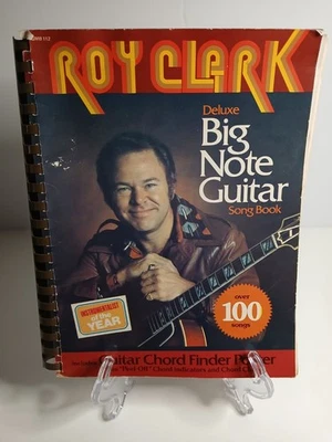 Roy Clark Deluxe Big Note Guitar Method Song Book - 1978 - 100+ Songs - Image 1 of 4