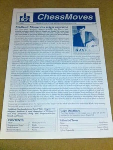 CHESS MOVES NEWSLETTER July 1998 - Picture 1 of 1