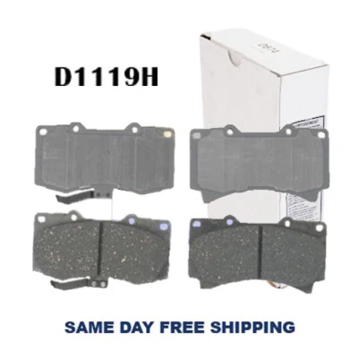 D1119H Ceramic Front Brake Pad For Hummer H3, Hummer H3T  - Image 1 of 3