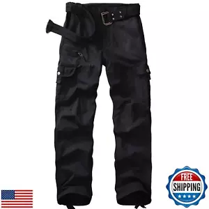 mosingle Women's Cargo Pants Casual Y2K Streetwear Cotton Summer Travel Work - Picture 1 of 5