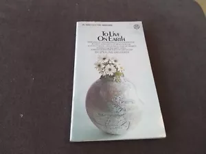 To Live on Earth: Man & His Environment Perspective By Sterling Brubaker. Curtai - Picture 1 of 3