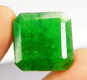 Hochwertiger 30,70 ct natürlicher kolumbianischer grüner Smaragd zertifiziert loser Edelstein - Bild 1 von 10