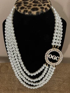 The Order Of The Golden Circle (OGC) Pearl Necklace - New - Picture 1 of 1