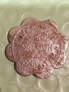 Rare Sheep Ranch SALOON PRICE UTAH Trade Token Smoot-Nixon Lumber Co (Y8) - Picture 1 of 15