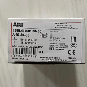 Nuevo Contactor ABB A16-40-00 110V Entrega Rápida - Imagen 1 de 5