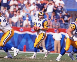 1999 St Louis Rams KURT WARNER Glossy 8x10 Photo Football Print HOF 2017 - Picture 1 of 1
