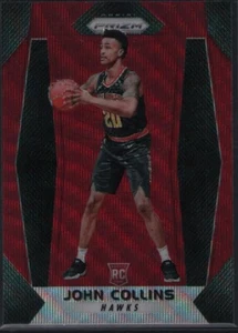 Panini Prizm 2017-18 - #109 John Collins novato Red Wave - Imagen 1 de 1