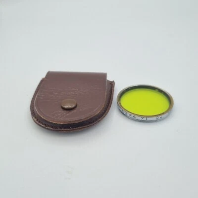 Agfa 71 2x 35.5 mm yellow green filter vintage genuine #107 - Image 1 of 3