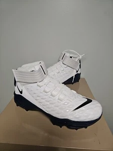 Nike Force Savage Pro 2 Shark White Navy Football Cleats BV5448-102 Men's Sz 15 - Picture 1 of 9