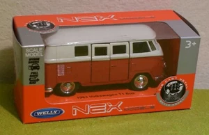 DIE CAST METAL WELLY SCALE MODELS 1963 VOLKSWAGEN T1 BUS - Picture 1 of 1