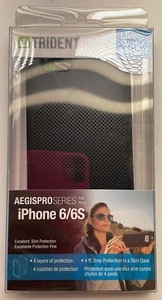 TRIDENT Aegis Pro Series Case for Apple iPhone 6/6s - Black - Picture 1 of 3