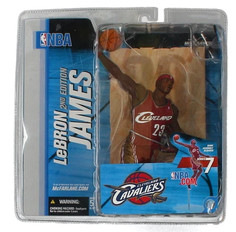 LEBRON JAMES 2004 2nd Edition Figure McFarlane NBA Series 7 CAVALIERS Cover