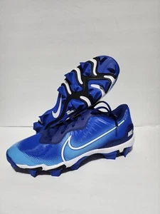 BASEBALL NIKE ALPHA HUARACHE 4 KEYSTONE HYPER ROYAL BLUE-WHITE SZ 10 DJ6524-414 - Picture 1 of 10