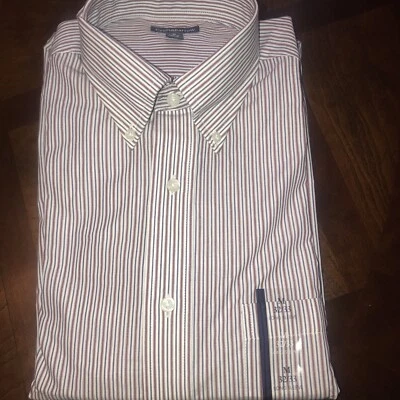 Camisa de vestir Croft & Barrow para hombre calce clásico con botones 15 1/2 -16 32/33 M Foto 1 de 4