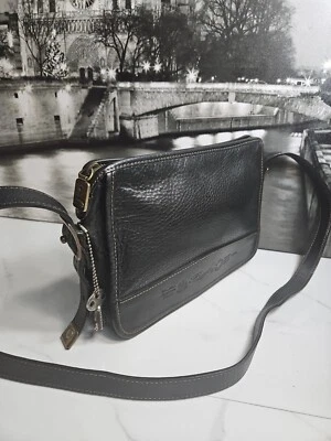 Fossil 75082 Vintage Black Leather Small Crossbody Purse 9.5x7x2.5" - Image 1 of 4