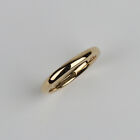 Antyczny 18-karatowe żółte złoto unisex / damski / męski pierścionek z opaską rozmiar 7,75
