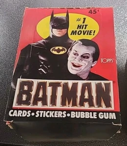 1989 Topps Batman Series 1 & 2 Boxes Of Sealed Packs - *TEXCARDS* - Picture 1 of 4