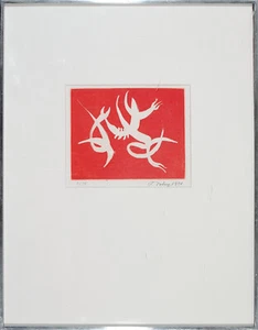Mark Tobey De Colección 1970 S&N Edición Limitada Grabado PARA ENTRAR Y SALIR, Six Impromptus O. Khayyam - Imagen 1 de 2