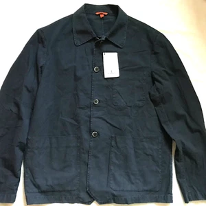 BARENA MADE IN ITALY HERREN OVERSHIRT VISAL GARZATO NAVY GR. 54 EU - 44 US - Bild 1 von 13