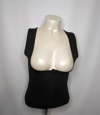 Neoprene Bustier Waist Trainer Womens Size Large Black - Image 1 of 4