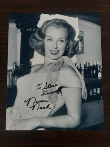 Noreen Nash foto 8x10 firmata a mano AUTOGRAFATA con certificato di autenticità età dell'oro - Foto 1 di 3