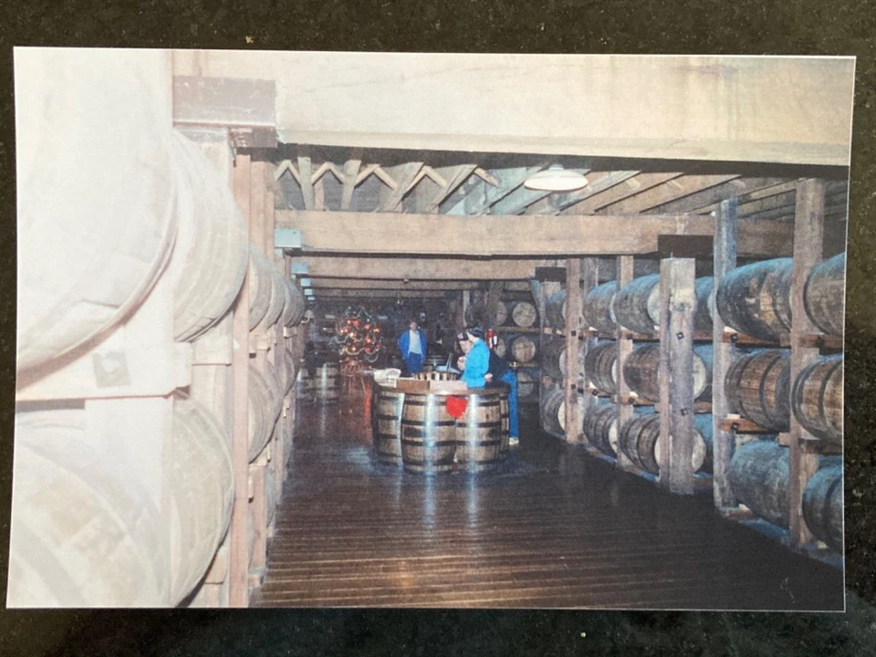 Jack Daniel Photo, reprint from vintage 35mm slide, Barrel House, circa 1970s - Image 1 of 1