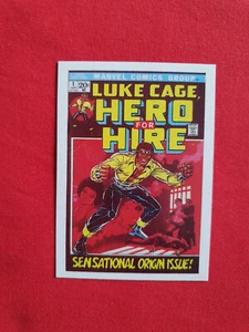 Marvel Vintage Original Trading Cards LUKE CAGE HERO FOR HIRE N°24 - Imagen 1 de 4